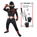 Ninja Costume Kids Ninjago-Costume Boy Girl Halloween Party Fancy Dress Superhero Ninja Cosplay Suit